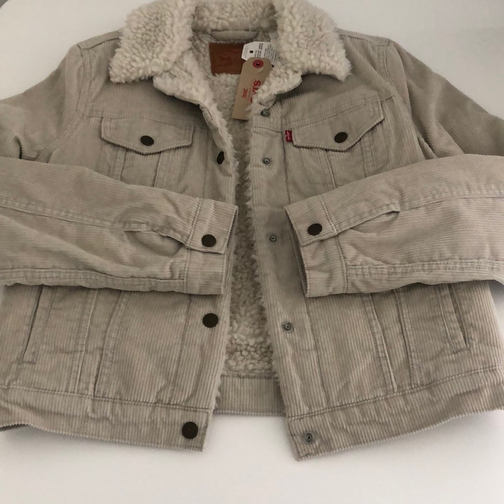Levi’s Women’s Sherpa Long Sleeve Trucker Jacket